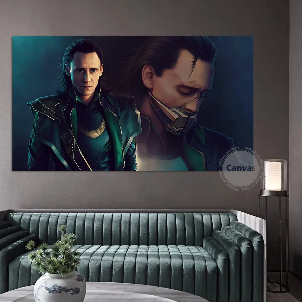 Кино Локи холст украшение принты плакат Настенный декор картины домашний