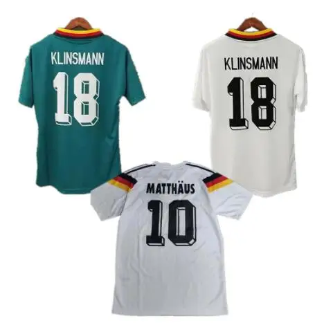

Classic Retro 1988 Klinsmann Littbarski Matthaus Voller Classic Men Shirt Vintage Jersey