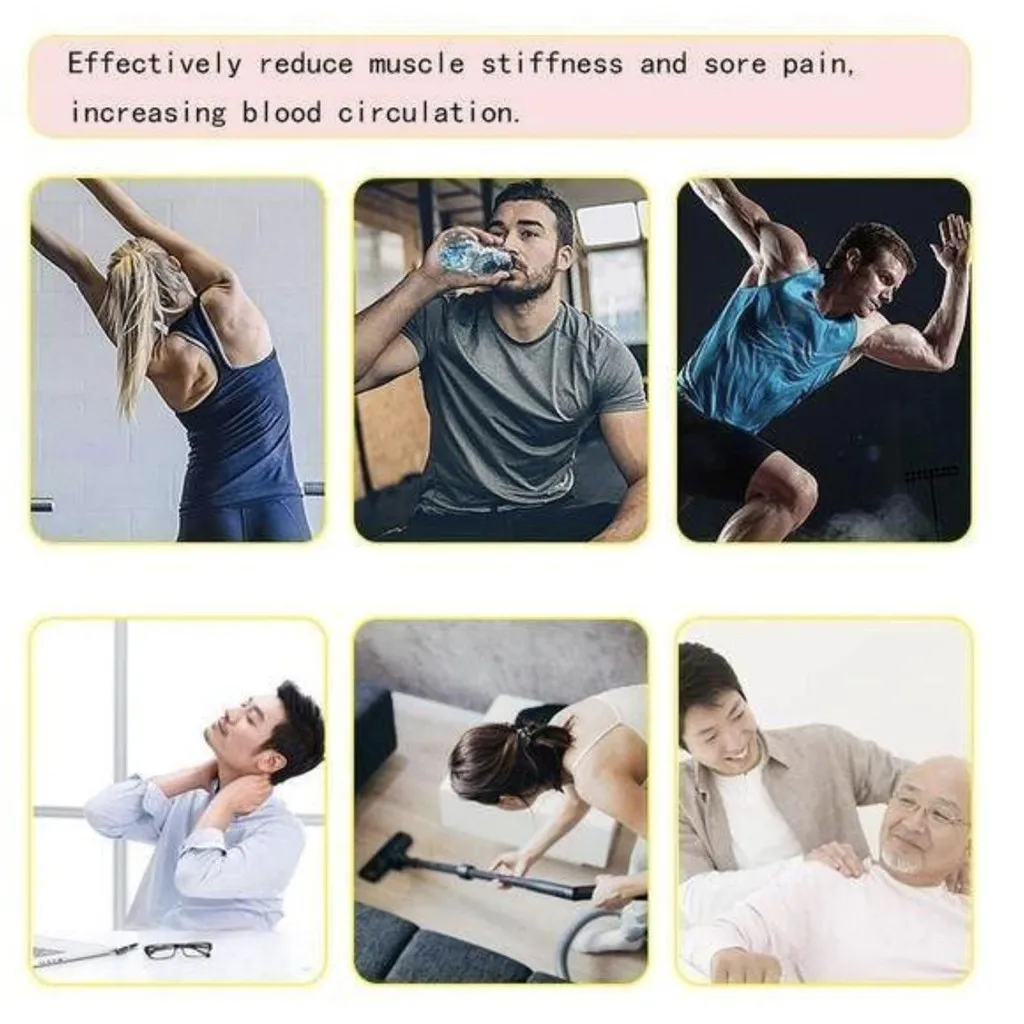 Muscle Massage Gun Percussion 8 Tips Vibration Body Relaxer Therapys Massager Recovery With Noise Reduction Technology |