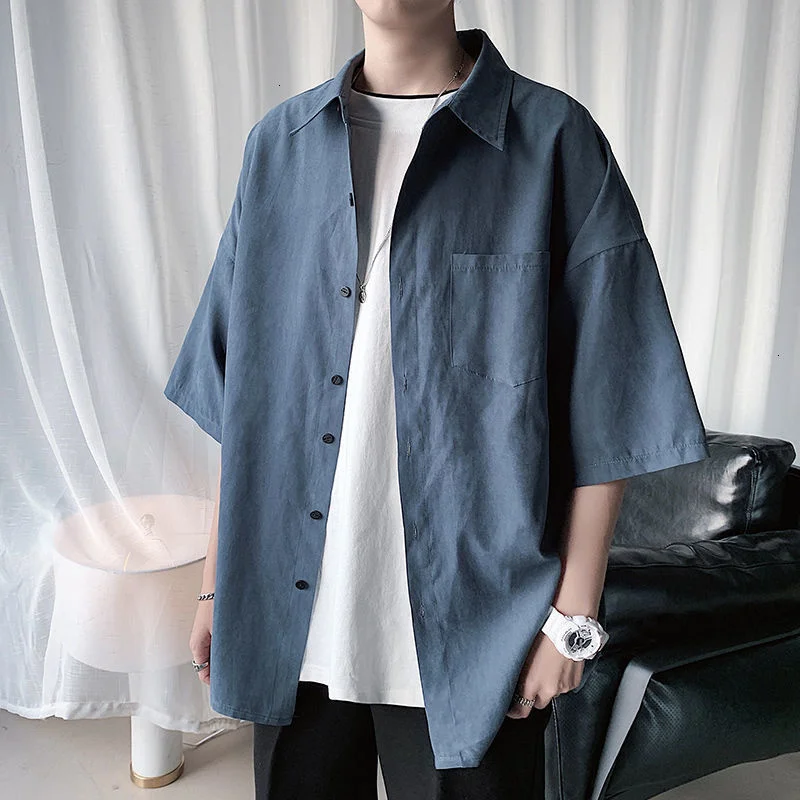 

men's short sleeve shirt, oversized, casual, fashion, 2021