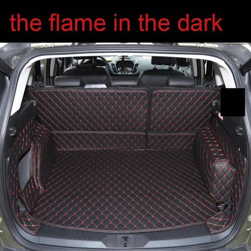 

for ford kuga leather car trunk mat cargo liner 2012 2013 2014 2015 2016 2017 2018 2019 escape rug carpet boot luggage