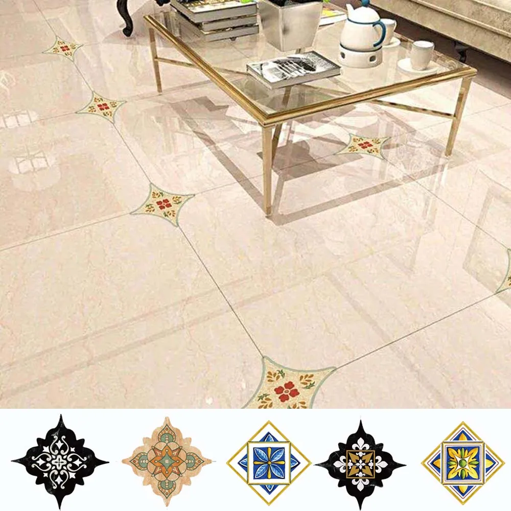 Самоклющеяся ПВХ Керамика плитка Стикеры s Водонепроницаемый стены арт