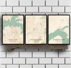 Оклендская Рождественская церковь, Квинстаун, Веллингтон, Whangarei, Постер Новой Зеландии