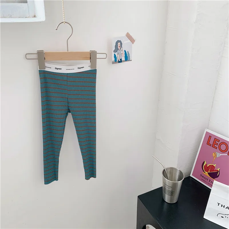 Новинка осени 2019 детская одежда в Корейском стиле леггинсы для девочек штаны