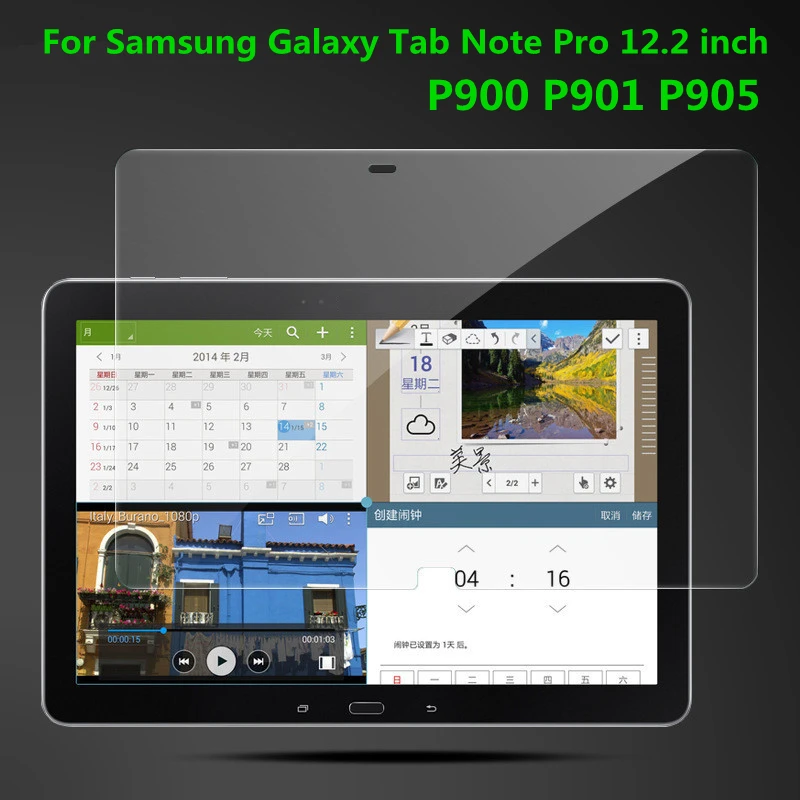 

Tempered Glass For Samsung Galaxy Tab Note Pro 12.2 inch P900 P901 P905 SM-P900 SM-P901 12'' Tablet Screen Protector Film