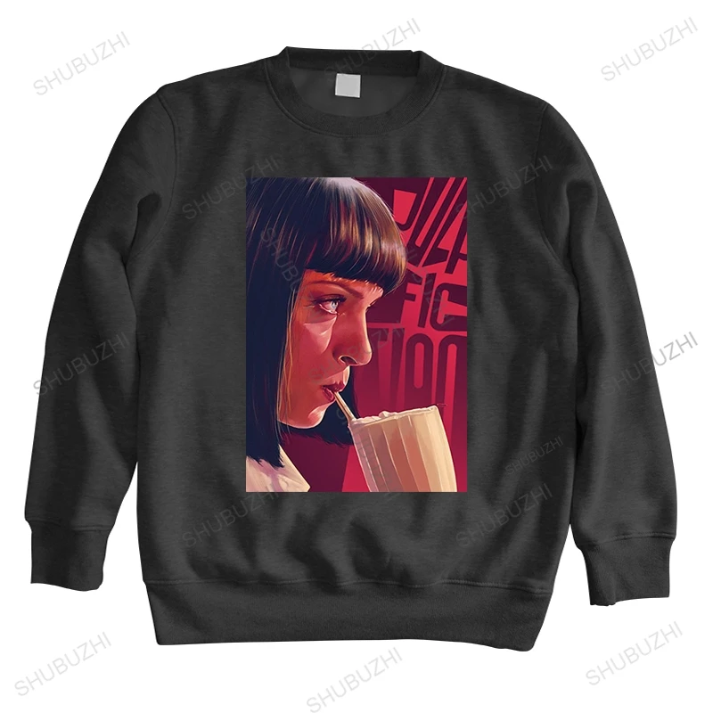 

Толстовка мужская с круглым вырезом, Свитшот в стиле пюре-фикции, Постер классического фильма, винтажная художественная Толстовка в стиле у...