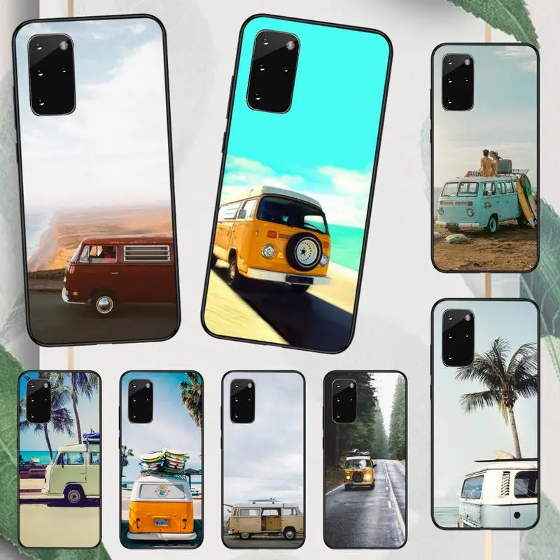 

Combi Van Surf Travel Station wagon Phone Case For Samsung galaxy A S note 10 12 20 32 40 50 51 52 70 71 72 21 fe s ultra plus