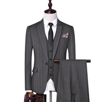 suit vest pants2022 new male slim business casual suit suit three piece set man wedding suit mens suits 3 piece