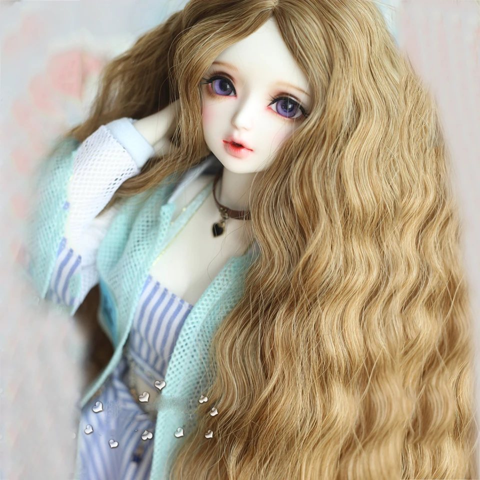Парик для куклы Cataleya Bjd 1/3 1/4 1/6 1/8 аксессуары кукол различных цветов длинные