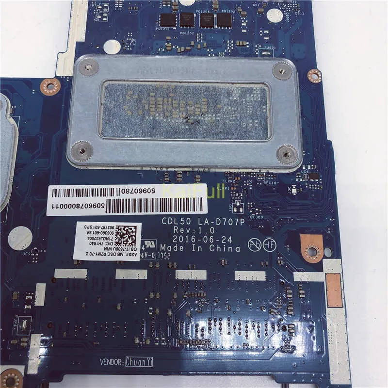 Материнская плата для ноутбука HP 15-AY 15-AY180TX I7-7500U CPU R7 M440 4 Гб GPU CDL50 LA-D707P 903786-601 903786-501