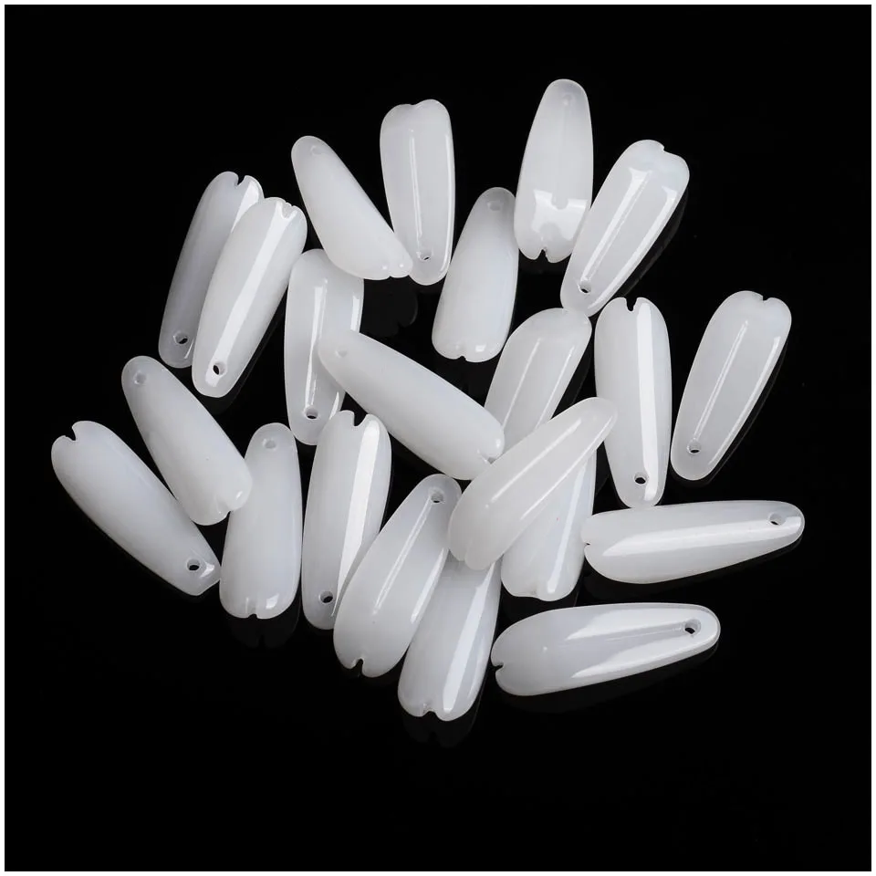 Искусственные лепестки тюльпана глазурованные бусины для изготовления