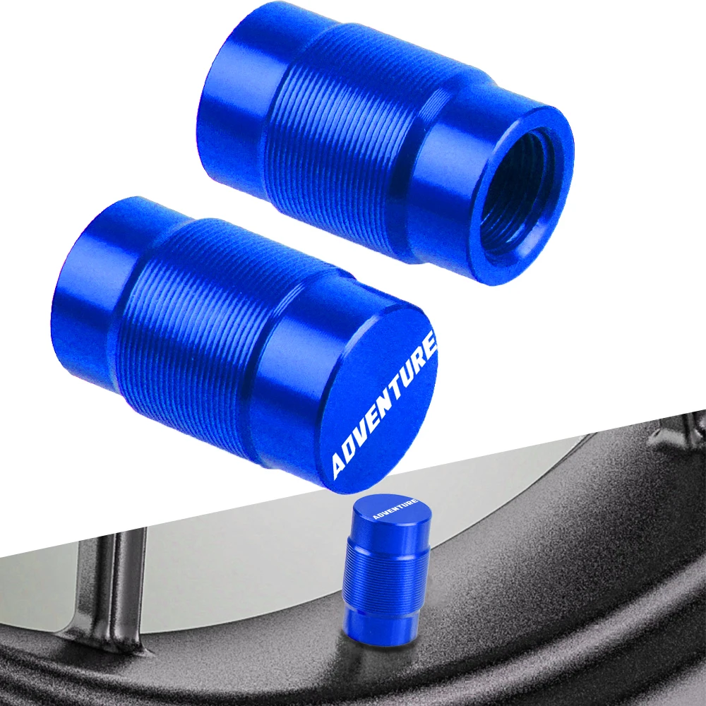 Одна пара алюминиевых колпачков для клапанов колесных шин оранжевая крышка