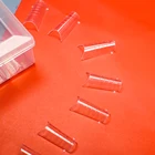 Поли Гель-лак для ногтей, быстрое строительство форма Типсы 120 шт двойной полное покрытие формы палец наращивание ногтей инструменты для ногтей