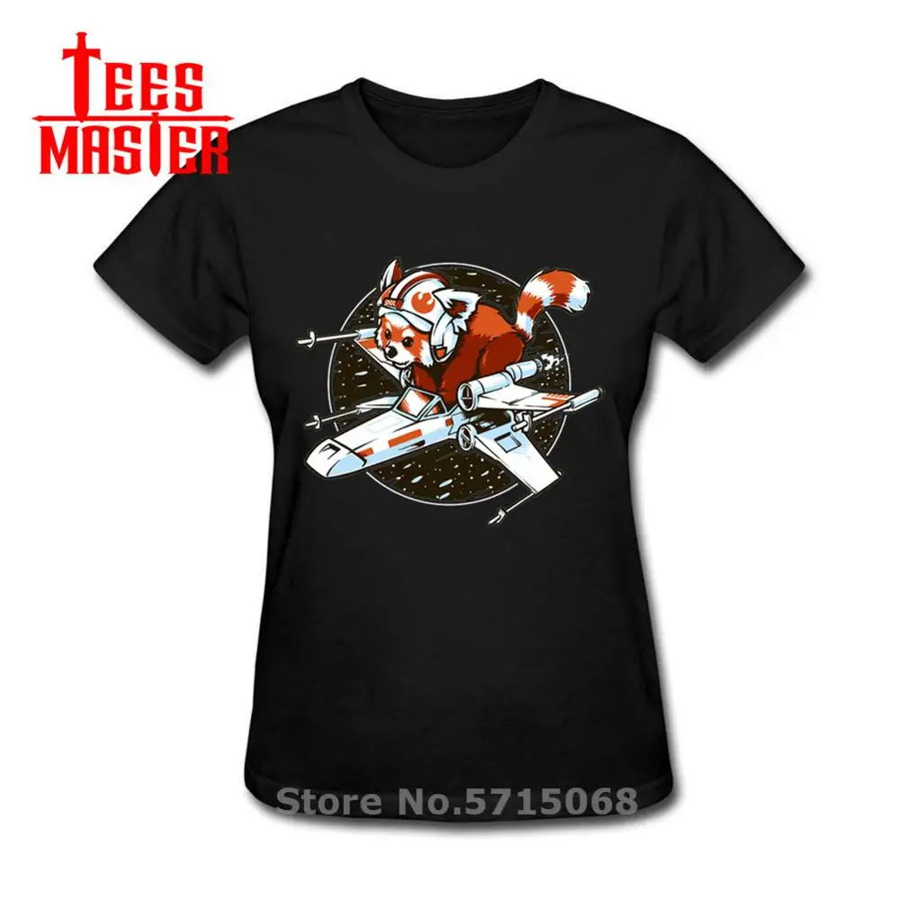 Новинка футболка с изображением Красной панды джедаев галактика супер стражи