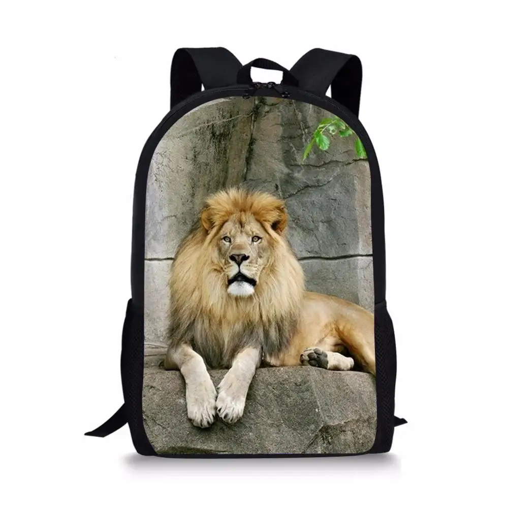 Sac A Dos Le Roi лев Король шаблон для учеников мальчиков и девочек модные сумки