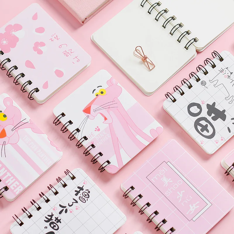 Kawaii Розовая пантера Блокнот корейские канцелярские принадлежности для