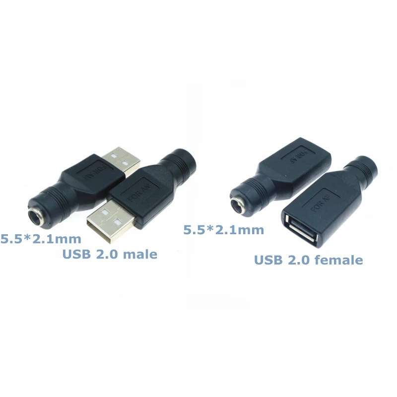 Цветной штекер Мама USB 2 0 штекер/гнездо мама 5 в постоянного тока штекеры питания