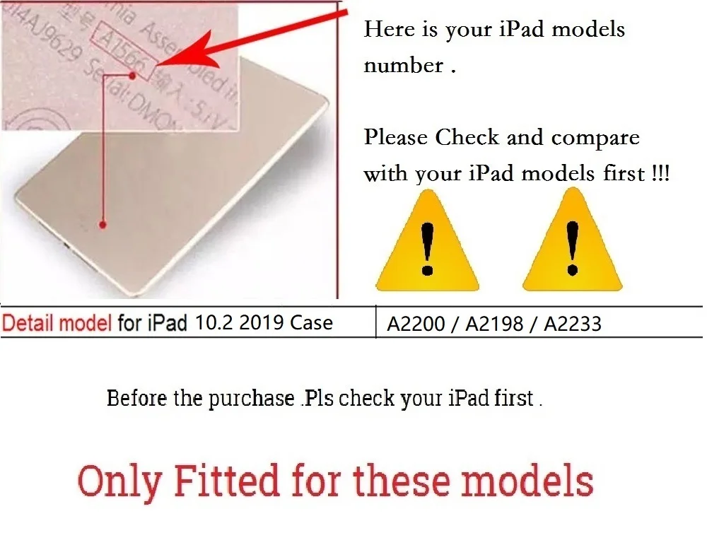 Новый тонкий чехол для iPad 7th Gen 10 2 2019 Магнитный умный с подставкой из ПУ