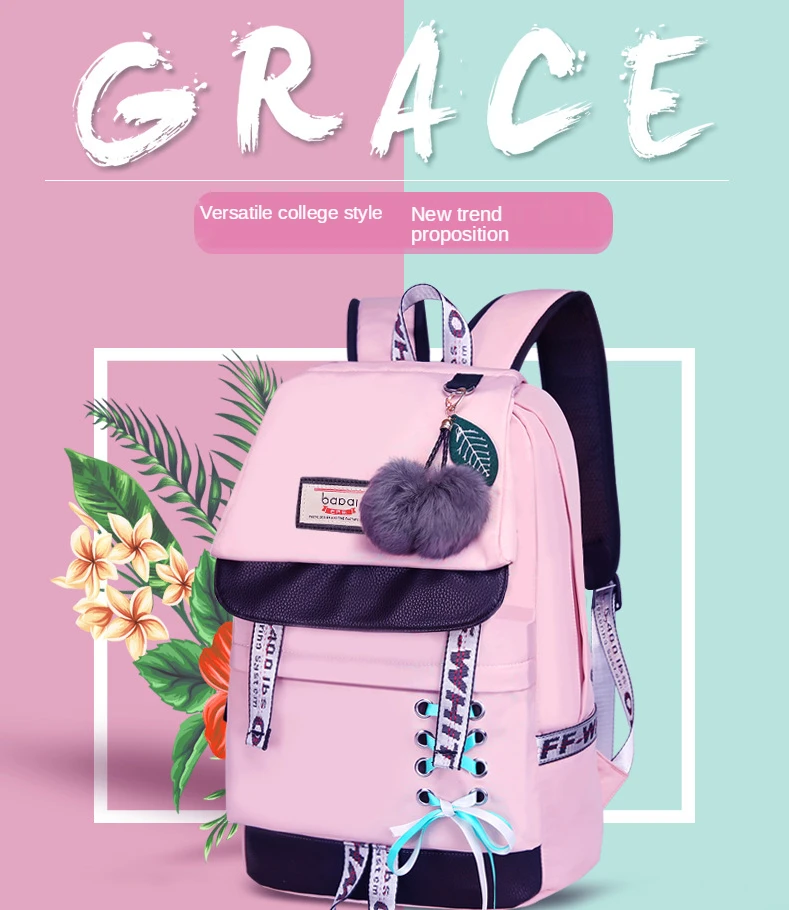 

Backpack Junior High School Student High School Student College Student Multi-Compartment Backpack Portable Computer Bag