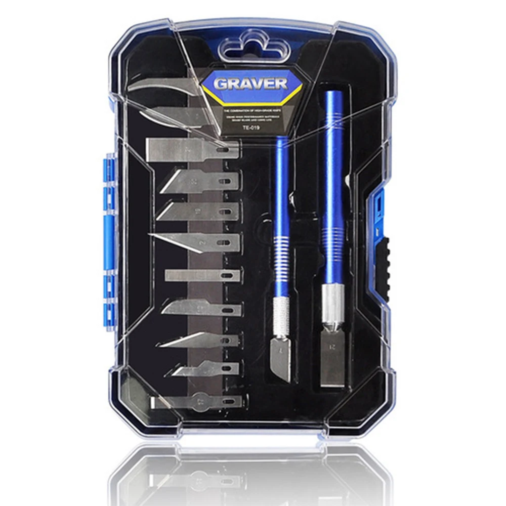 Лезвия 15 в 1 ремесло трафарет для резки ножей обрезка моделирование ремонт