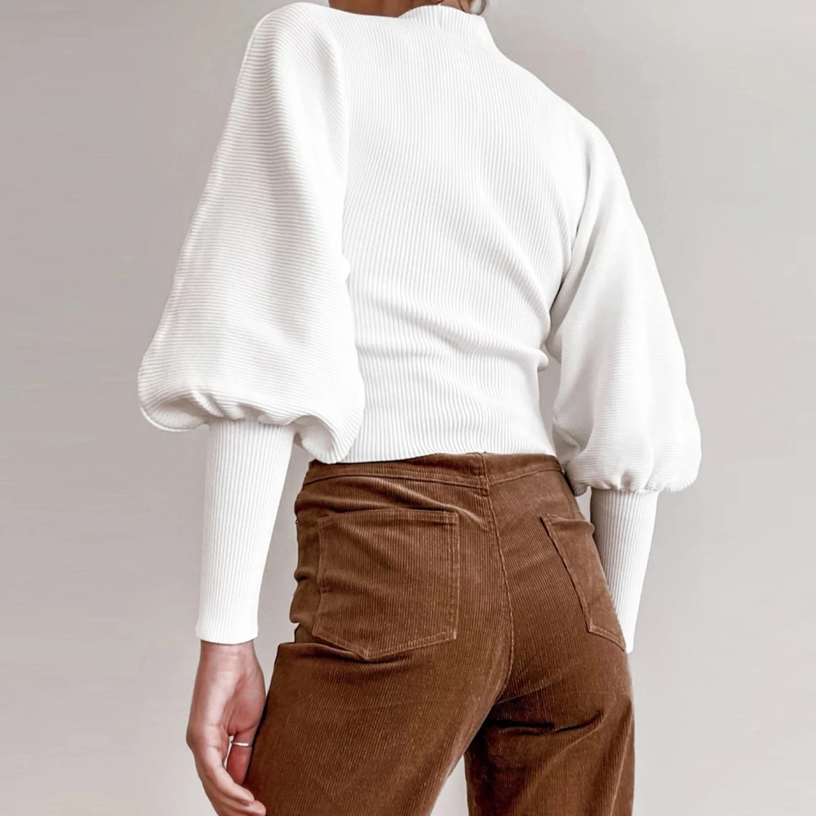 

Turtleneck Woman Sweaters Fall Long Sleeve Knitted Sweaters for Women Winter Clothes Women Crop Top Women Jumpers Cropped Sweate