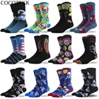 Мужские носки осень-зима 2019 забавные креативные носки в стиле хип-хоп с художественным рисунком мужские уличные тренды в стиле Харадзюку для скейтборда