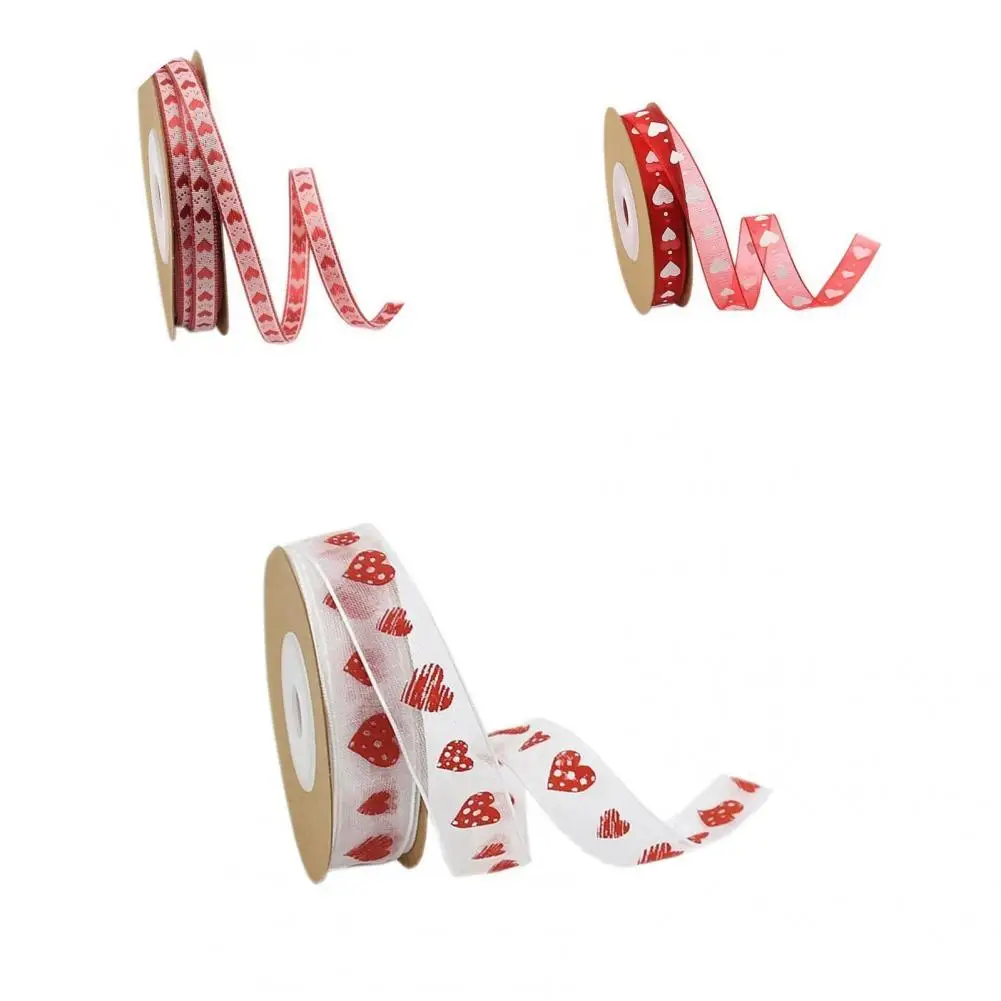 

Multicolor 1 Roll Unique Decorative Fine Texture Present Ribbon Reusable Wrapping Ribbon Romantic for Banquet