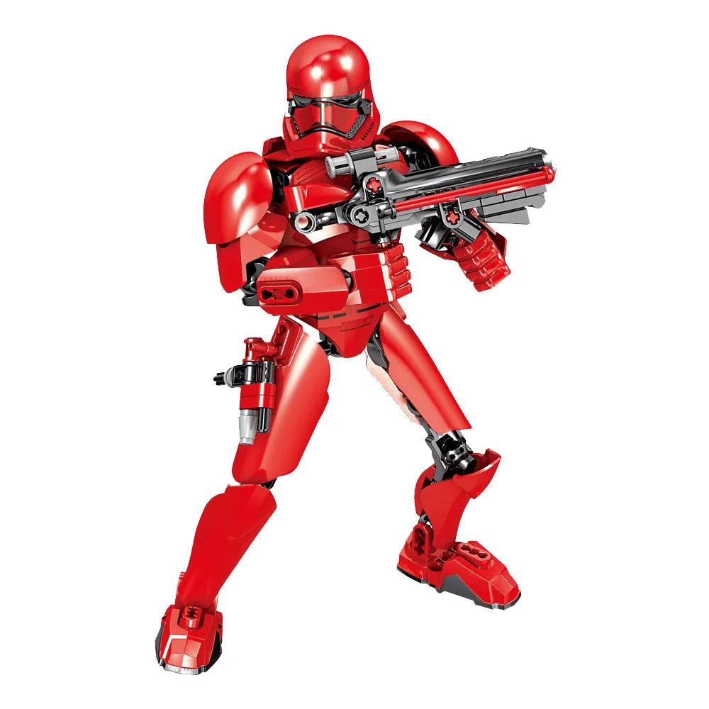 Star Boba Fett Action Figure Assemble Figure Wars Darth Maul Sandtrooper Stormtrooper Darth Vader Chewbacca Gift Toy For Kids