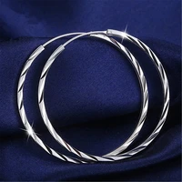 new 925 sterling silver earrings micro inlaid zircon u shaped earrings woman charm jewelry gift
