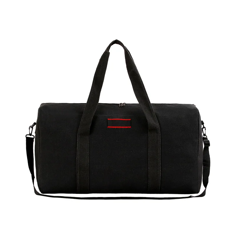 

New Fashion Wholesale outdoor Travel Bag Women Canvas Handbag Khaki/Black Men Bags Carry on Luggage Duffel Bag Travel Tote bag