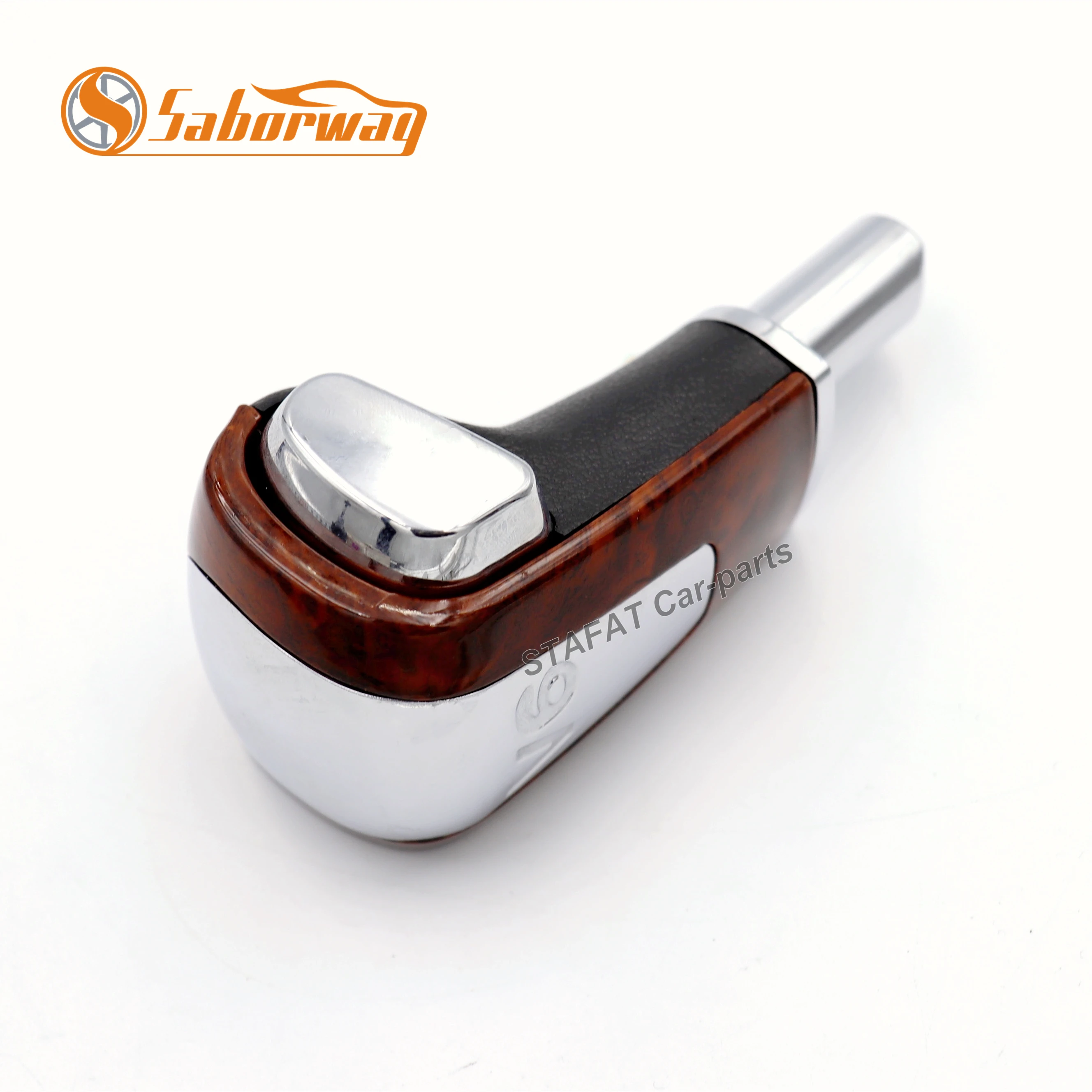 Ручка переключения передач Saborway Cherry Wood &amp Chrome автоматическая рукоятка для Passat B5 V6