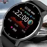 lige 2021 new smart watch men full touch screen sport fitness watch ip67 waterproof bluetooth for android ios smartwatch menbox