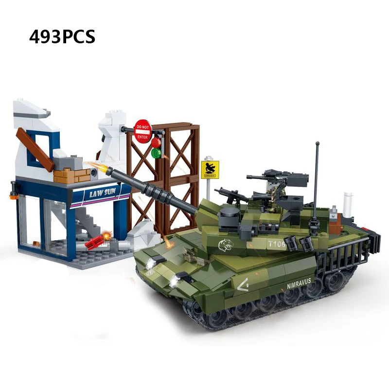 Военная 2 мировая война армейский автомобиль оружие совместимое с Legoing спецназ