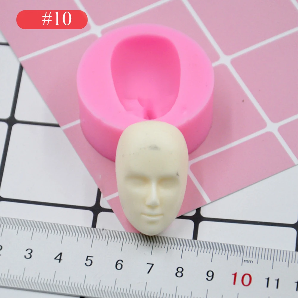 3D девушка принцесса лицо леди голова торт форма кукла Торт Шоколад Сделай Сам