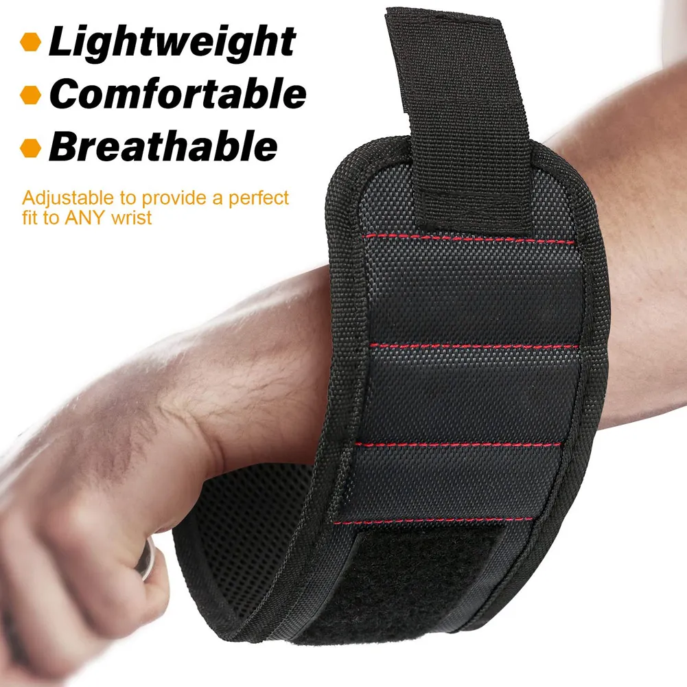 Сильные магниты браслет хранения инструментов гвозди шурупы сверла для Для