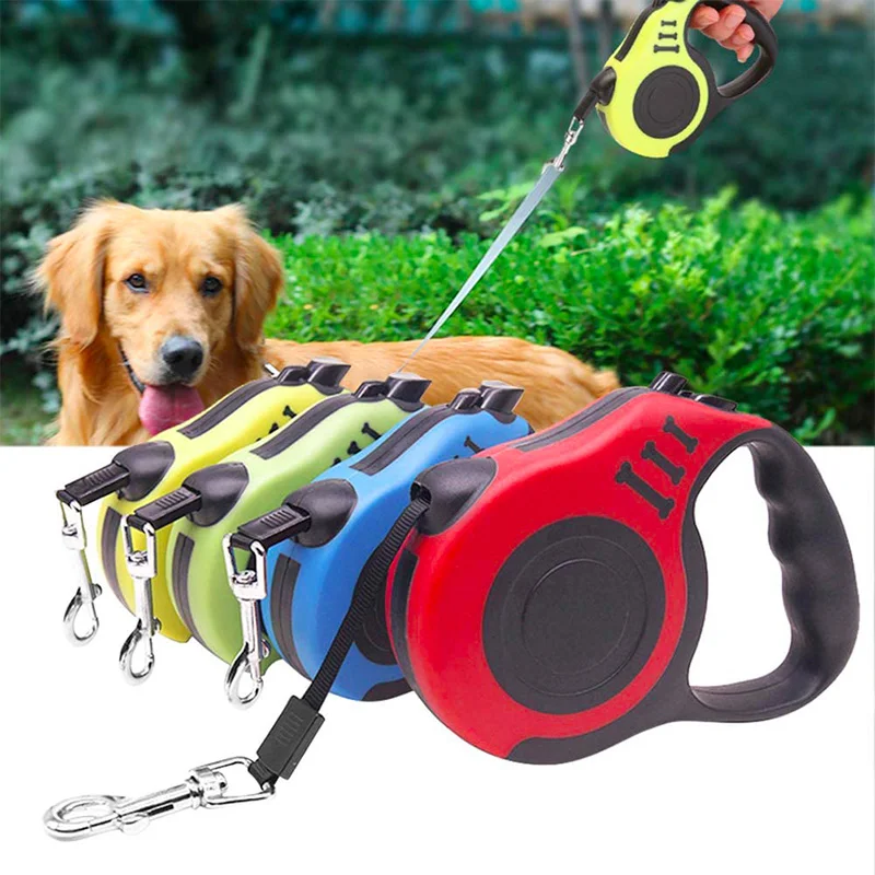 

3M/5M Automatic Dog Leash Retractable Flexible Dog Leash Rope Adjustable Extending Leashses For Small Medium Dogs Pet Product