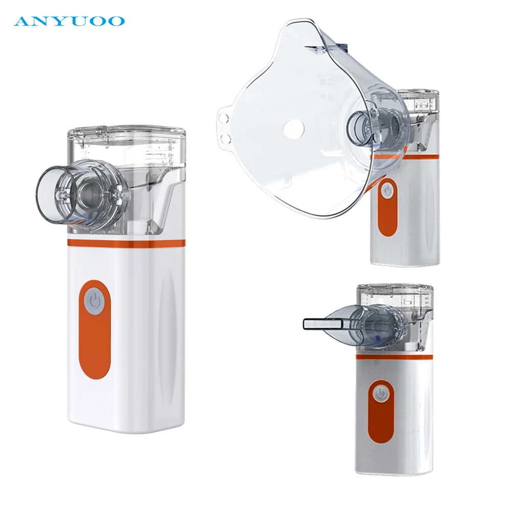 ANYUOO Mute Mini Mesh Nebulizer Ultrasonic Nebulisers Portable Physical Therapy Equipments