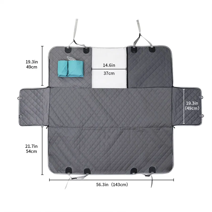 

Pet Dog Car Seat Cover Waterproof Dog Carriers Car Rear Back Seat Mat Safety Hommock Dog Cushion for Dogs Cats Pet Supplies