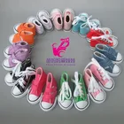 7,5 см холщовые джинсовые кукольные туфли для мини-игрушек, Bjd кукольные туфли для русской рукоделия