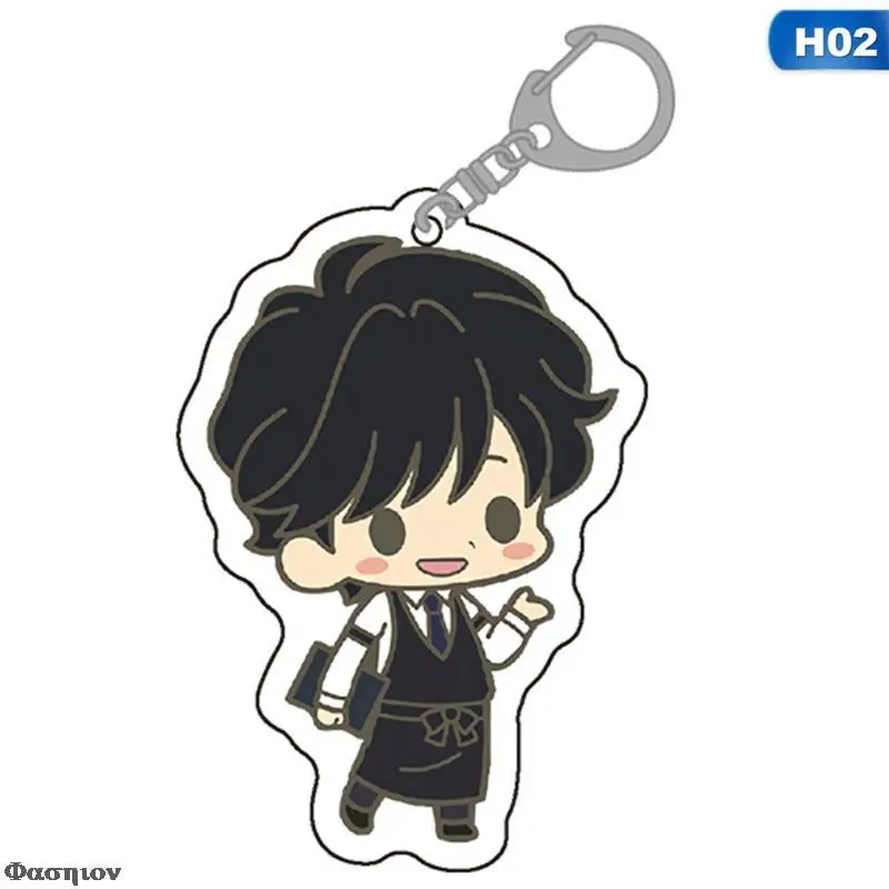 Мультяшный акриловый брелок для ключей амулет подвесной телефона подарок на