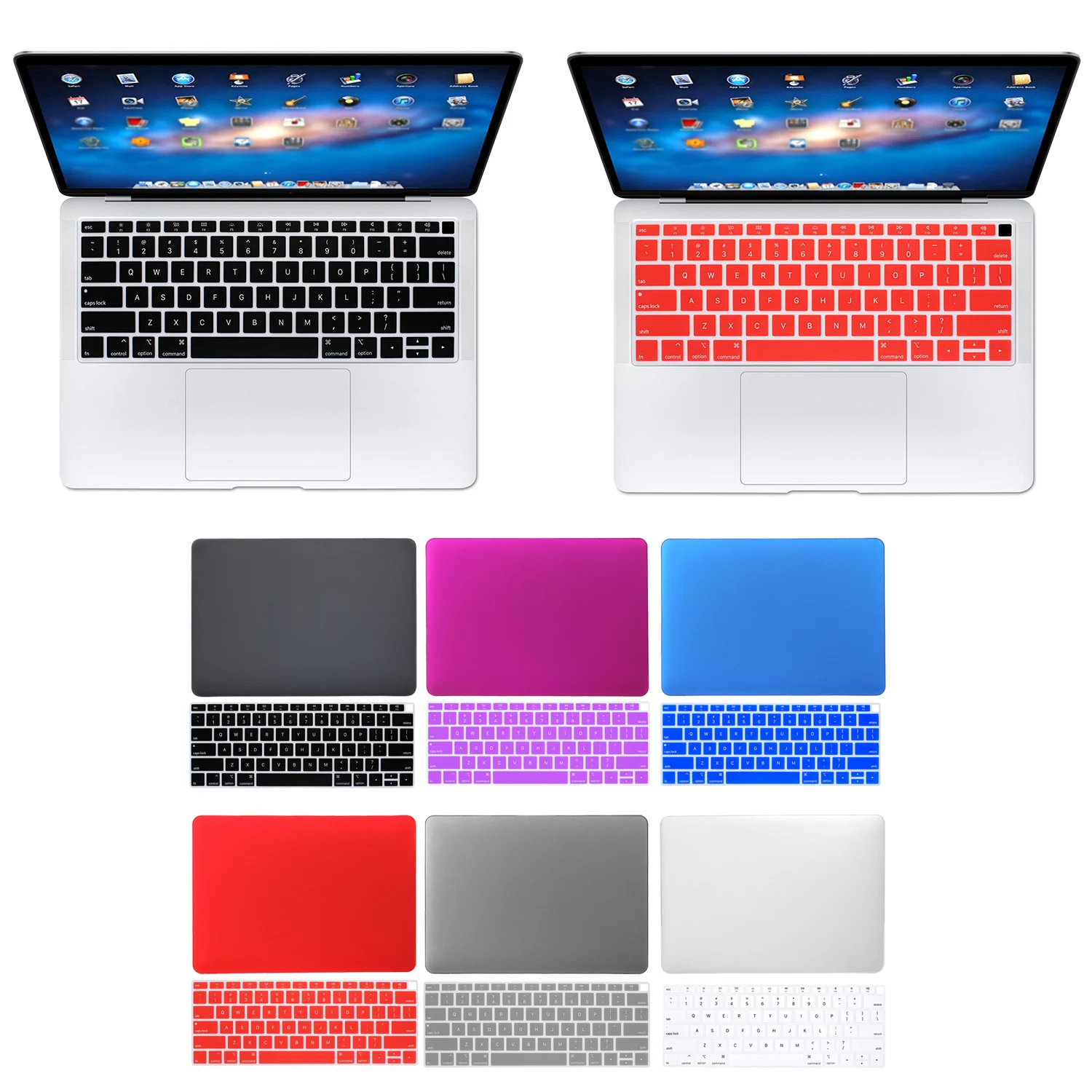 Ударопрочный Хрустальный защитный чехол Besegad для ноутбука с накладкой на