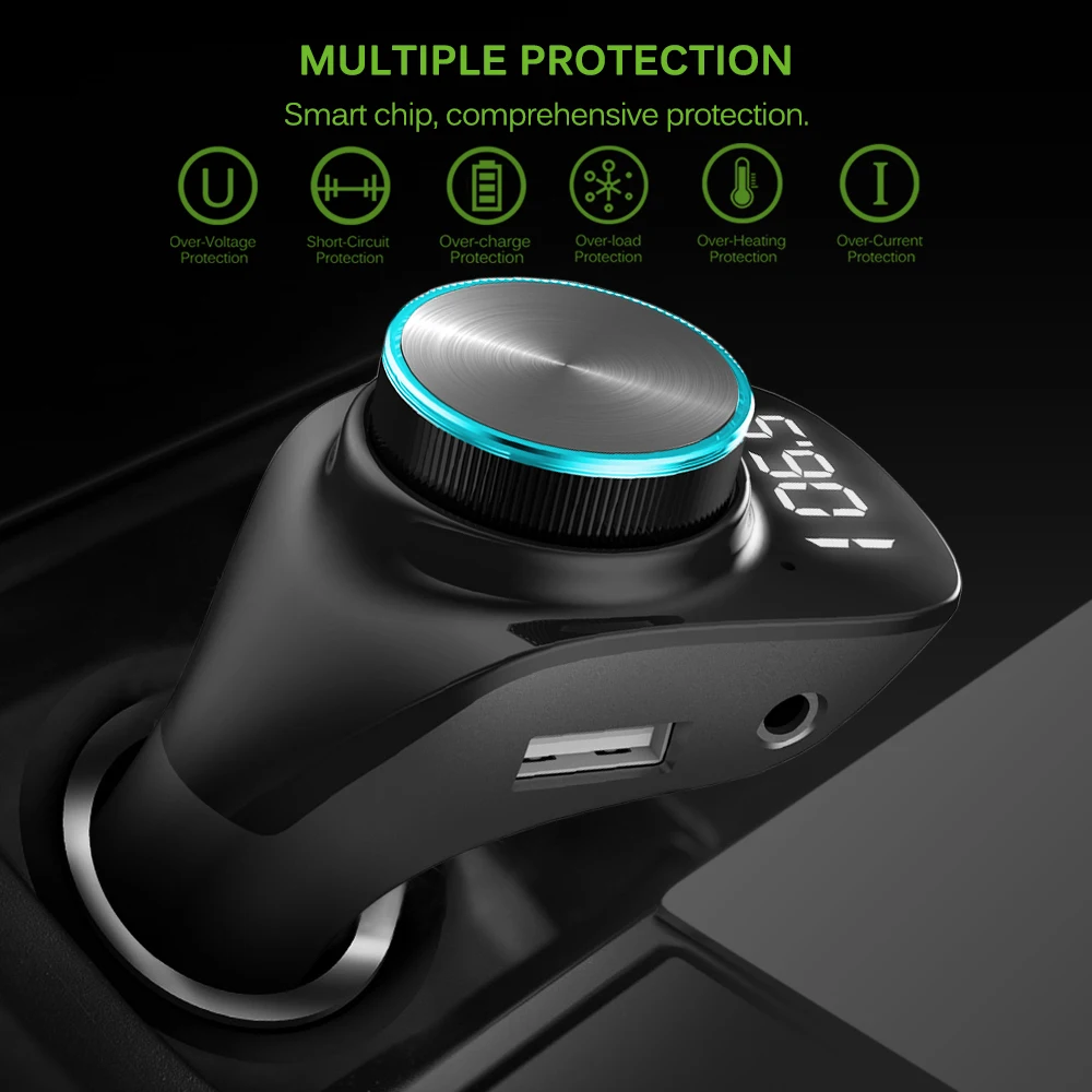 Автомобильный MP3 плеер Onever с поддержкой Bluetooth 5 0 и ЖК экраном|Автомобильный