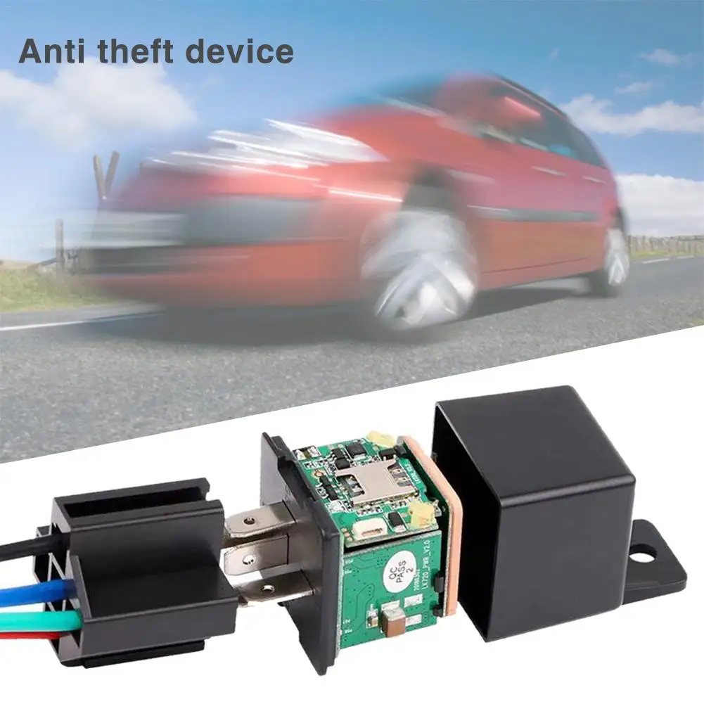 GPS трекер Автомобильный аварийный сигнал автомобильное реле Отключение подачи