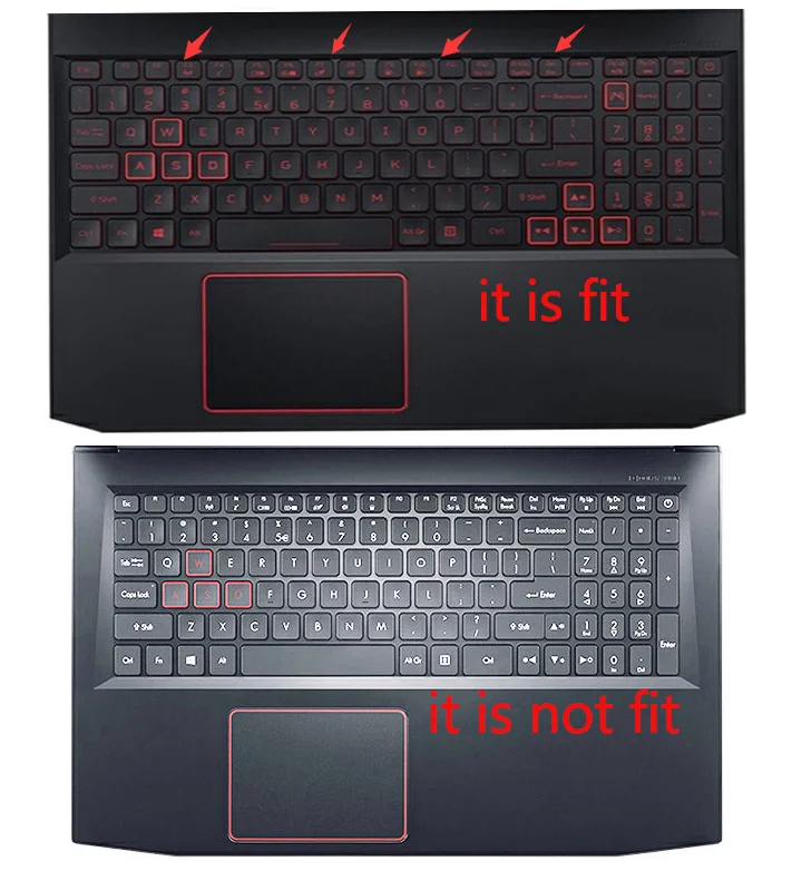 Защитный чехол для клавиатуры ноутбука Acer Nitro 5 AN515-54-54W2 AN515-54-51M5 AN517-51-56YW 7 AN715-51 15 6