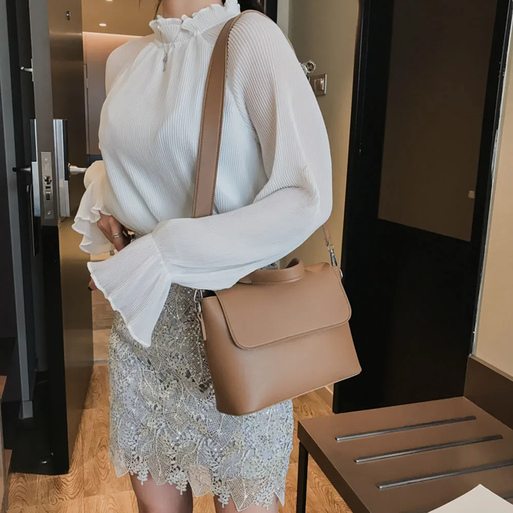 Женская сумка через плечо сумка-мессенджер сумочка в стиле ретро простая