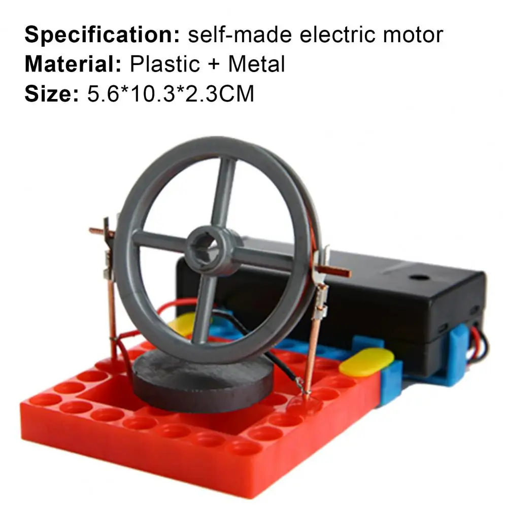 DIY Electric Motor Model Creative Educational Plastic Self-assembling Science Toy Kit for Children School Supplies |