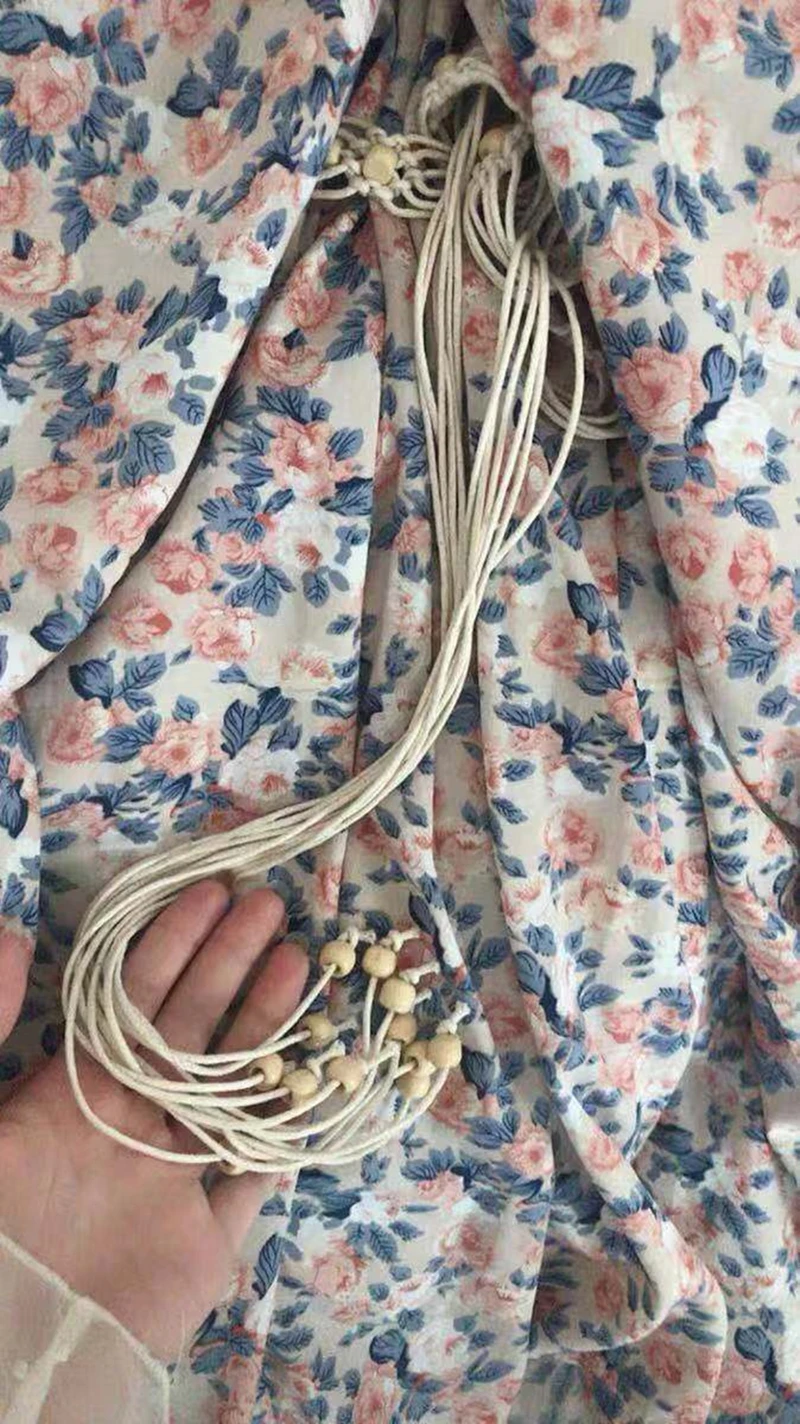 SANWOOD/в богемном стиле ручной работы из бисера Плетеный женский ремень кисточки