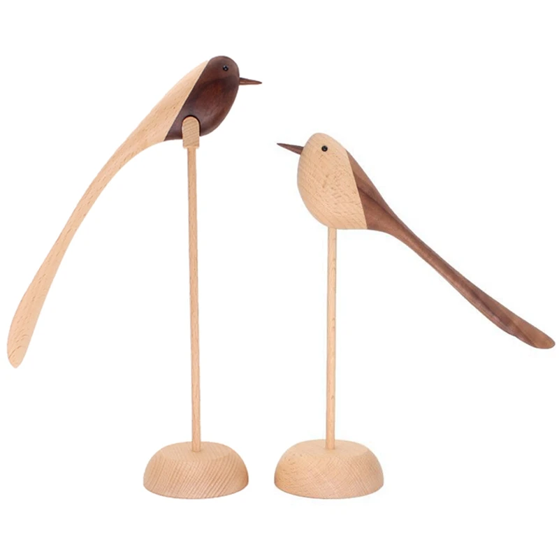 

Jewelry Carving Play Furnishing Puppet Home Furnishing Wood Bird Type
