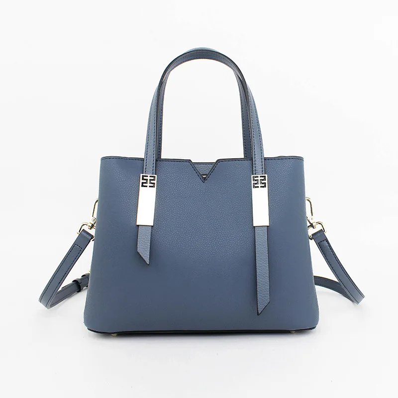 

2021 new women's Leather One Shoulder Messenger Handbag