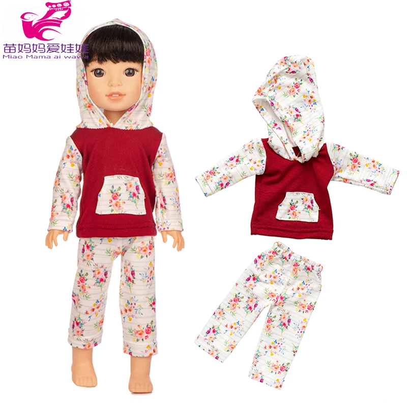 A8 Рубашка Брюки для 14," Wellie Wishers кукольная одежда Camille Ashlyn Kendall Emerson 38 см 36 см Кукла Нэнси наряды - Цвет: A8